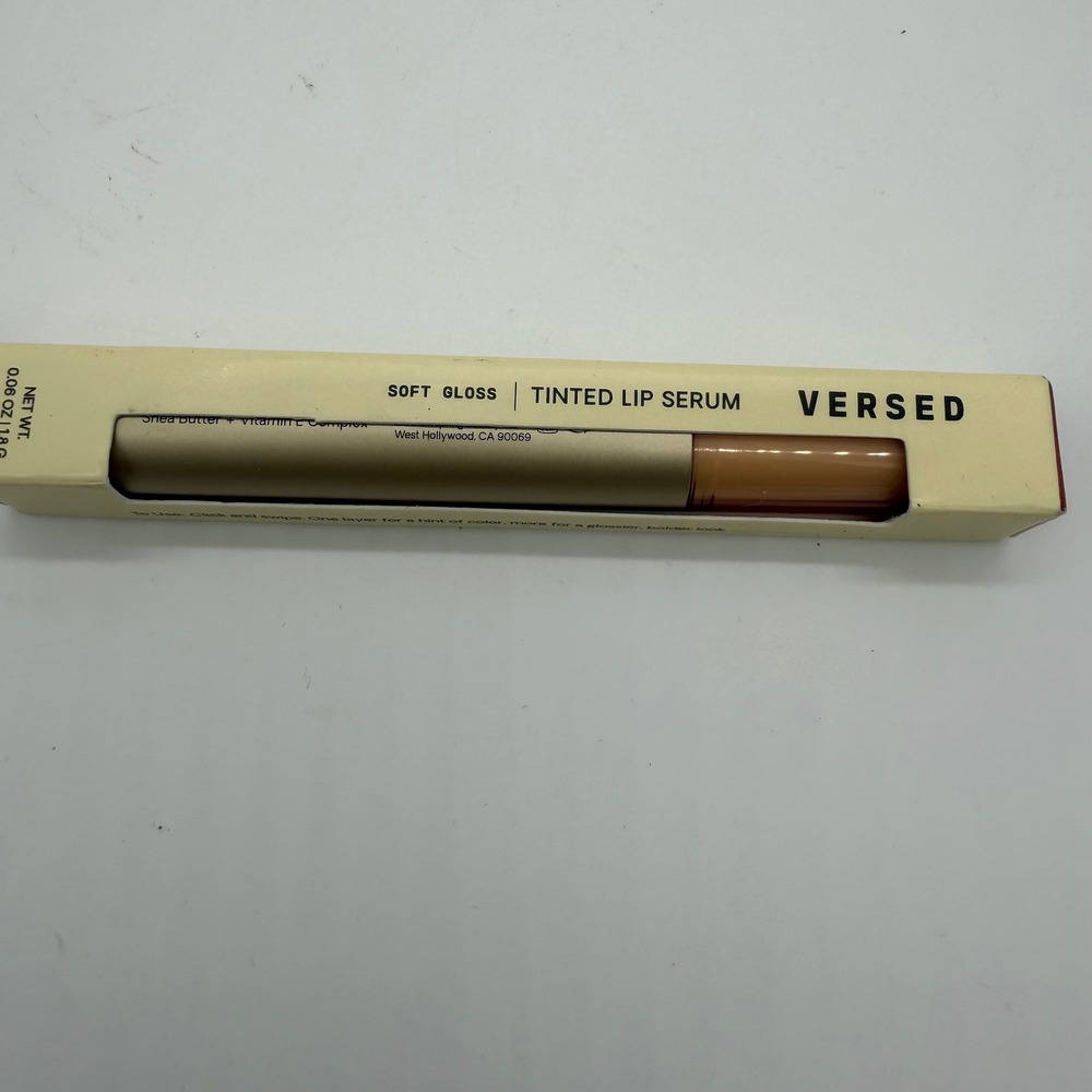 Versed Soft Gloss Tinted Lip Serum Compliment Dusty Rose Vegan Cruelty-Free